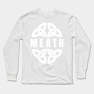 Meath in Celtic Knot, Ireland Long Sleeve T-Shirt